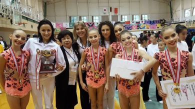 Девойките на Левски със златни медали в Япония (СНИМКИ)