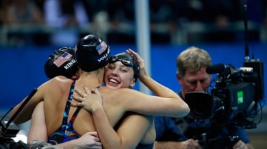 Американки поставиха първи рекорд на Световното по плуване в Канада