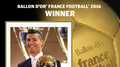 Кристиано Роналдо взе "Златната топка" (ВИДЕО)