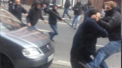Масов бой между фенове и арести в Берлин (ВИДЕО)