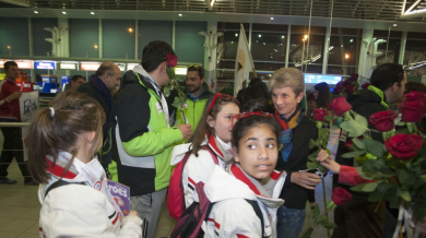 Министър Дашева посрещна атлетите от Спешъл Олимпикс България (СНИМКИ)
