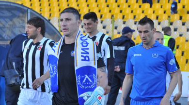 Минев и Йоргачевич на среща с феновете преди мача с Локо (Пловдив) 