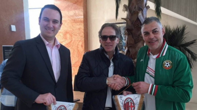 Двама българи посрещнаха Франко Барези в Малта