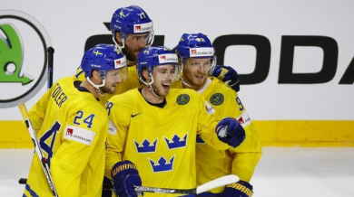 Швеция и Канада с победи на Световното по хокей на лед (ВИДЕО)