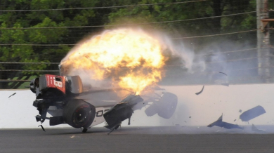 Жестока катастрофа! Бивш пилот от Формула 1 оцеля в огнен ад (ВИДЕО)