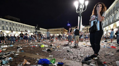Дете с тежки травми след паниката в Торино, осем се борят за живота си