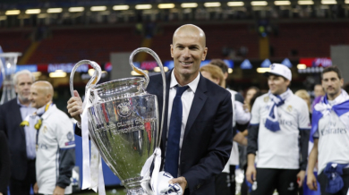 Зидан пети по спечелени трофеи с Реал като треньор