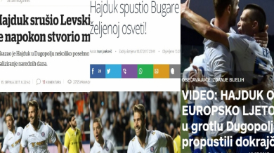 Хърватските медии: Хайдук разби Левски  