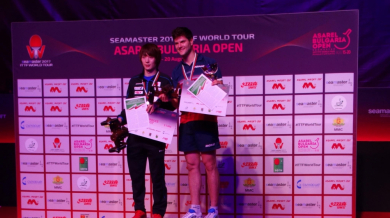 Димитрий Овчаров спечели титлата на турнира по тенис на маса в Панагюрище
