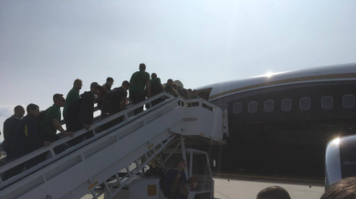 Лудогорец отлетя за Литва с уникален самолет и спиращи дъха стюардеси  