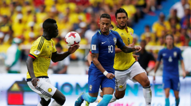Колумбия спря победната серия на Бразилия (ВИДЕО)