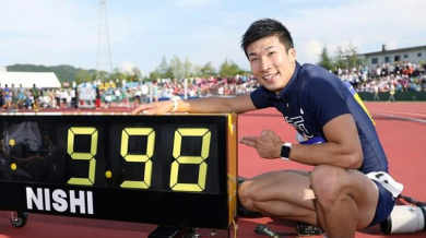 Японец бяга 100 метра за по-малко от 10 секунди
