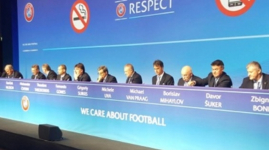 Борислав Михайлов на извънреден конгрес на УЕФА