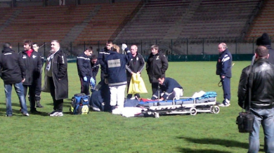 Инфаркт покоси футболист по време на мач във Франция