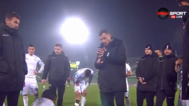 Странна случка в Разград, Томаш пита играчите си дали могат да бият дузпи (ВИДЕО)