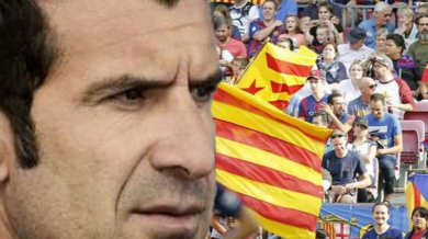 Фиго пак ядоса каталунците: Вие сте Испания