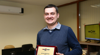 Петър Виденов: Радвам се, че продължих традицията журналист от "Диема" да печели анкетата на БЛИЦ