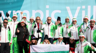 Стефка Костадинова и Спас Русев надъхаха олимпийците ни (ВИДЕО и СНИМКИ)