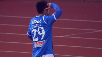 Бившият цесекар Костов с първи гол за Левски, козирува пред Сектор "Б" (ВИДЕО)