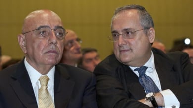 Босът на Лацио и Адриано Галиани влязоха в парламента