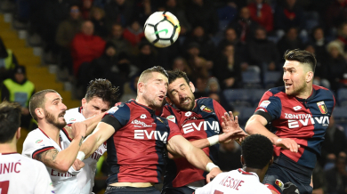 Дженоа с Гълъбинов отстъпи на Милан след гол в 94-ата минута