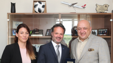 Кралев се срещна с изпълнителния директор на Европейската тенис федерация