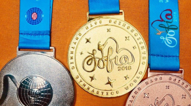 Показаха медалите за Световното по художествена гимнастика (СНИМКИ)