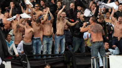 Затвор за хърватските хулигани, които вилняха преди мача със Славия