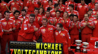 Михаел Шумахер печели историческа седма титла във Формула 1 