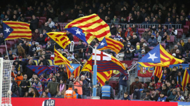 Забраняват каталунски знамена на американския мач Жирона - Барса 
