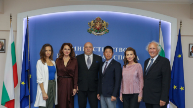 Красен Кралев се срещна с президента на Международната федерация по гимнастика 