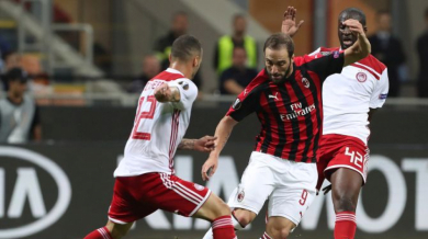 Милан ликува след обрат срещу гърци