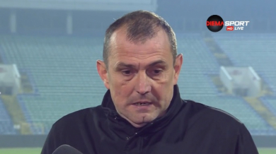 Треньорът на Славия: ЦСКА игра по-добре, имахме късмет 
