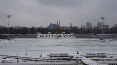 Стадионът на Славия светна (СНИМКИ)