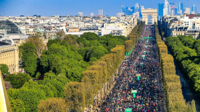 Близо 50 хиляди стартираха на маратона в Париж, българи с лични рекорди (СНИМКИ)