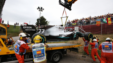 Прекъснаха тренировката във Формула 1 заради инцидент (ВИДЕО)