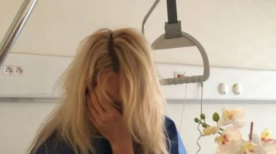 Шокиращо: Памела Андерсън в болница след боя от футболиста, който заряза (ВИДЕО)