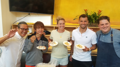 Гришо стана готвач на US Open (СНИМКИ)