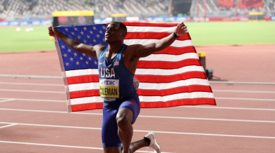 Американски триумф и нов световен шампион на 100 метра ВИДЕО