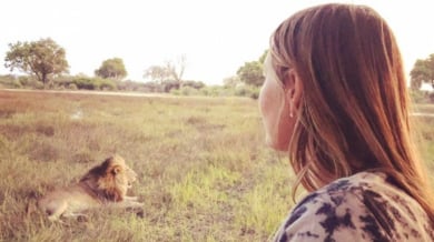 Лъвове, екзотика и приключения – почивката на Шарапова в Ботсвана СНИМКИ