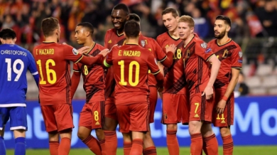 Белгия се подигра с Кипър и завърши квалификациите без грешка ВИДЕО