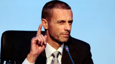 Президентът на УЕФА с прочувствена реч