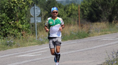 Тежко изпитание за Владимир Ставрев - 721 км бягане по поречието на Дунав ВИДЕО 