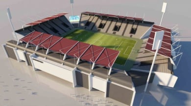 Локомотив (Пловдив) показа концепцията за новия стадион СНИМКИ