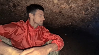 Джокович влезе на място, където човешки крак не е стъпвал от 5000 години ВИДЕО
