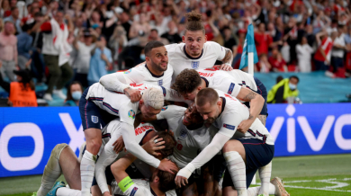 Исторически финал за Англия! "Трите лъва" сломиха храбра Дания след продължения ВИДЕО