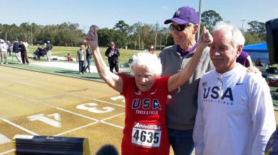 105-годишна баба постави световен рекорд ВИДЕО