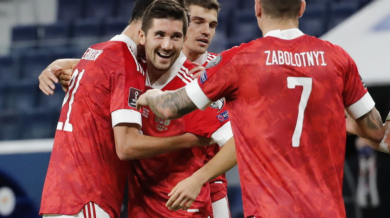 Русия мачка с 6:0 по пътя към Мондиал 2022