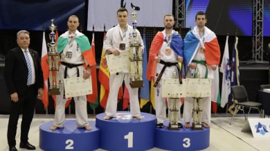 България спечели куп медали от Европейското по карате киокушин