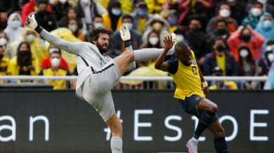Бразилия се измъкна срещу Еквадор, Жорди Кайседо гледа отблизо ВИДЕО